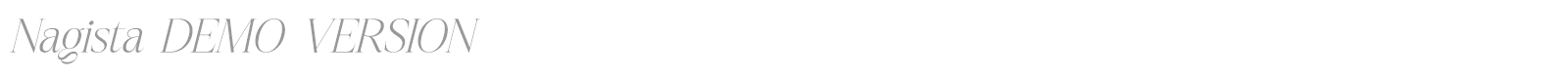 Nagista font preview